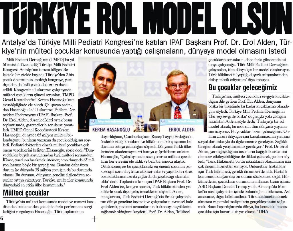 Kerem Hasanoğlu Uluslararası Pediatri